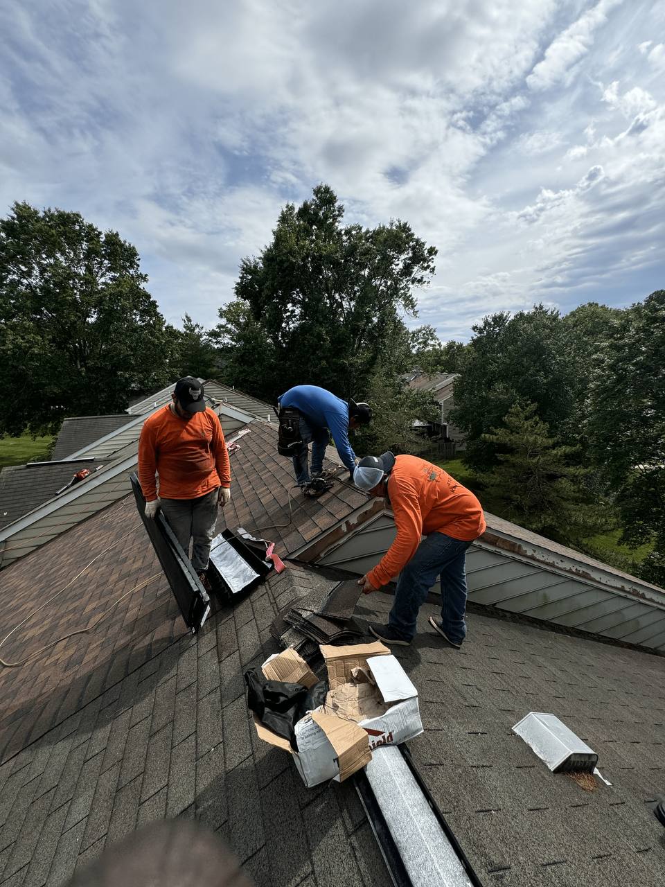 Roof leak repair around flashing by A1 Roofing's KangaRoof