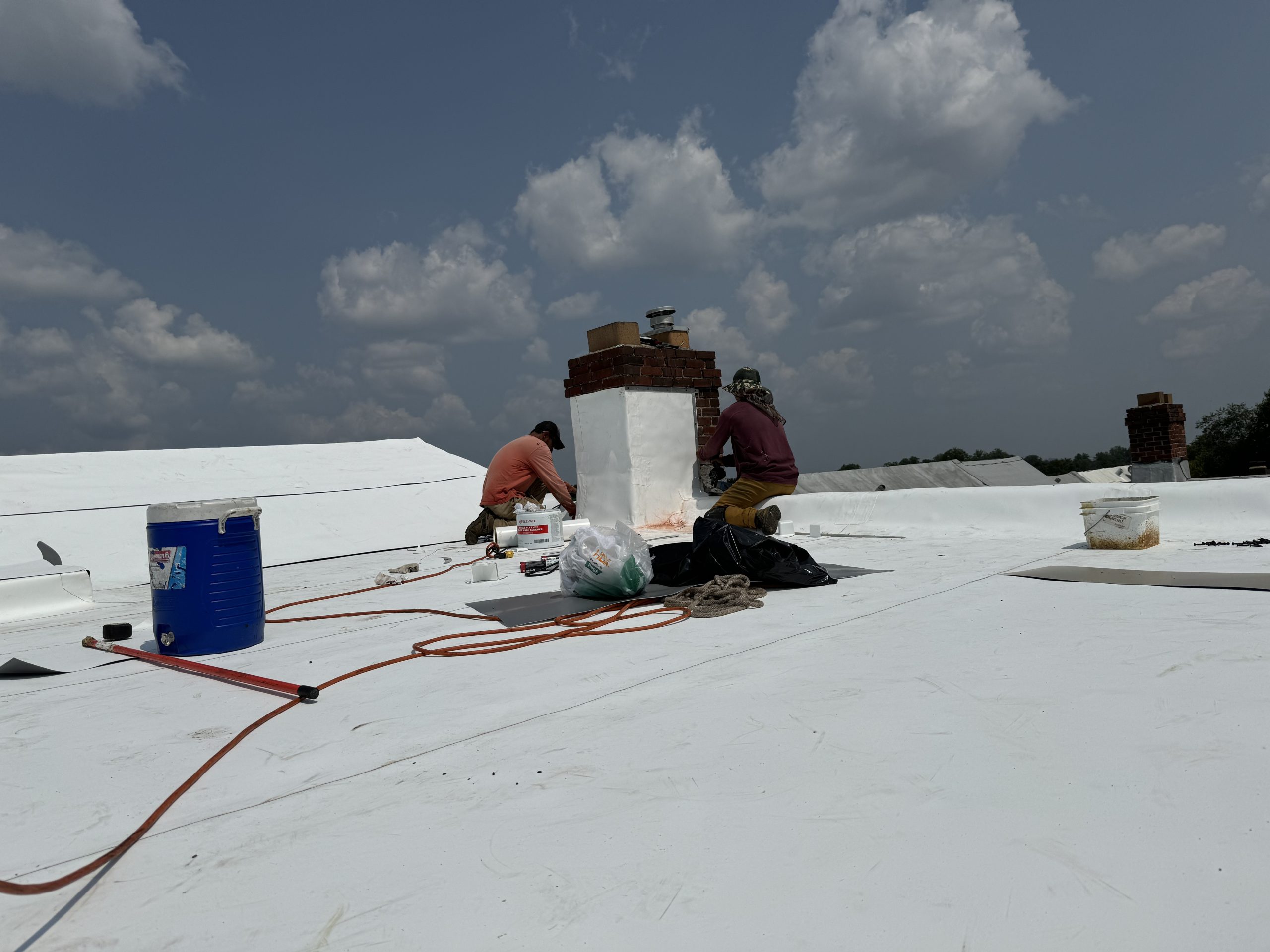 Storm damage roof inspection by A1 Roofing's KangaRoof in Columbia MD